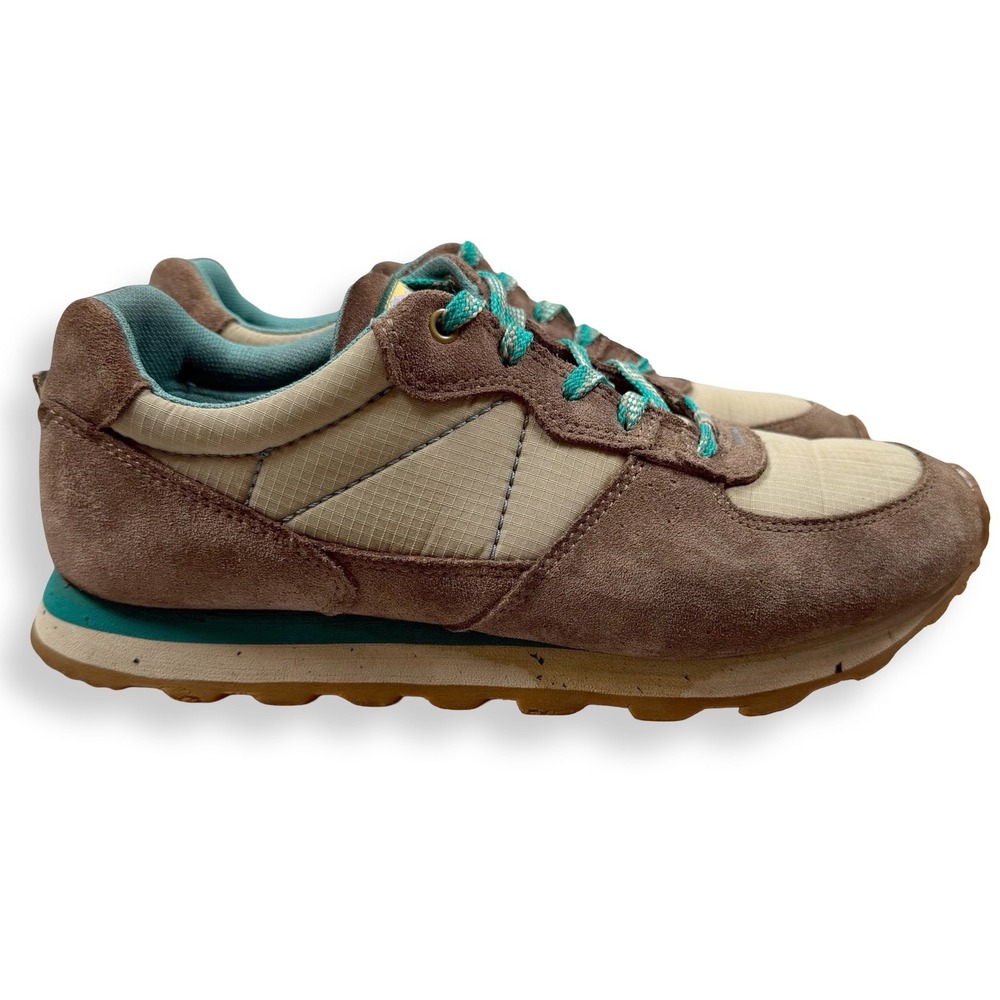 LL Bean Katahdin Brown Teal Suede Insulated Sneakers Womens 8.5 Outdoor Hiking - Picture 3 of 9